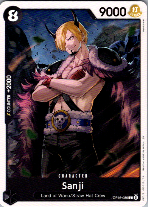 Sanji C The Time of Battle OP16-086 NM