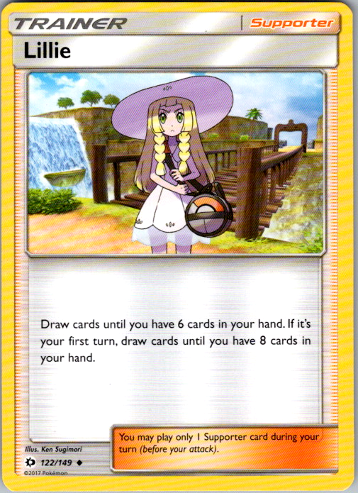 Lillie Uncommon SM Base Set 122/149 NM