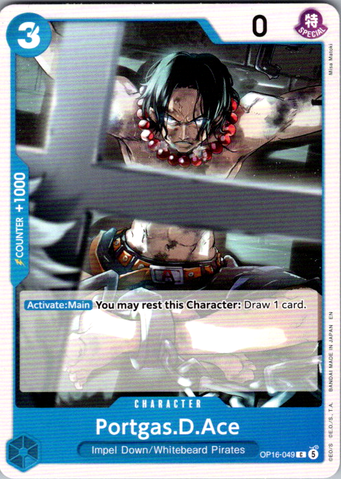 Portgas.D.Ace (049) C The Time of Battle OP16-049 NM