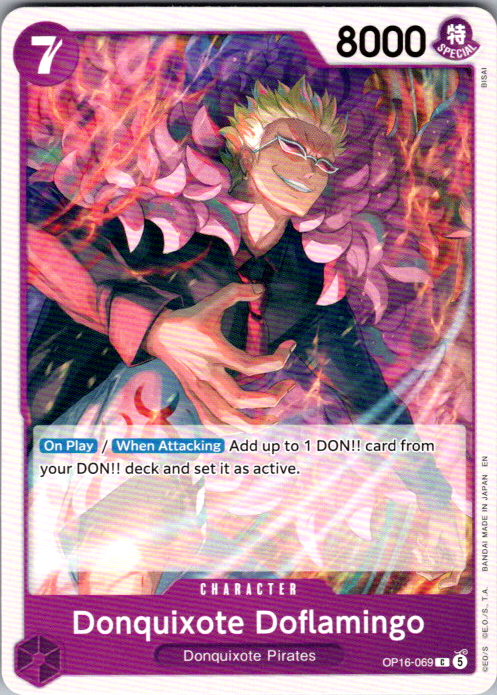 Donquixote Doflamingo (069) C The Time of Battle OP16-069 NM