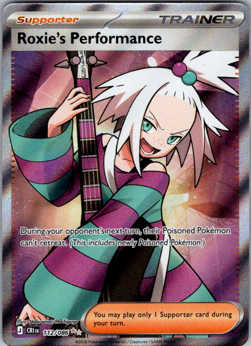 Roxie's Performance Holo Ultra Rare ME04: Chaos Rising 112/086 NM0