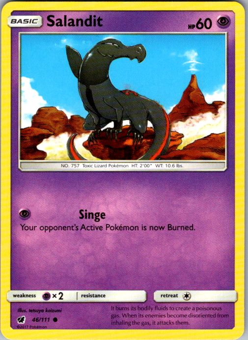 Salandit Common SM - Crimson Invasion 46/111 NM