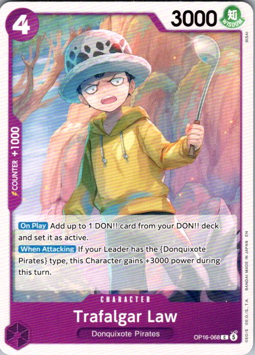 Trafalgar Law (068) C The Time of Battle OP16-068 NM