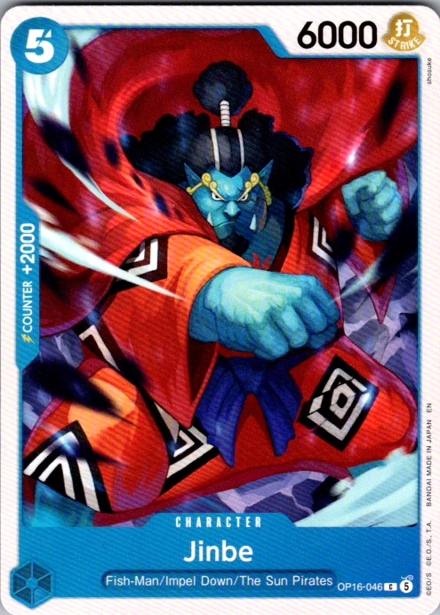 Jinbe (046) C The Time of Battle OP16-046 NM