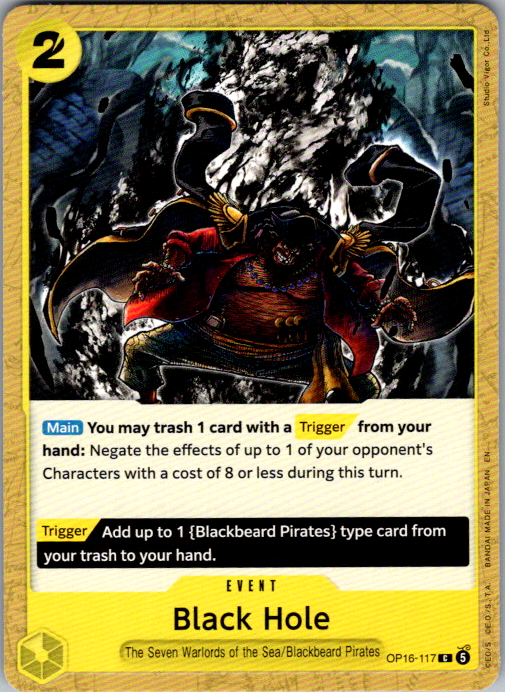 Black Hole C The Time of Battle OP16-117 NM