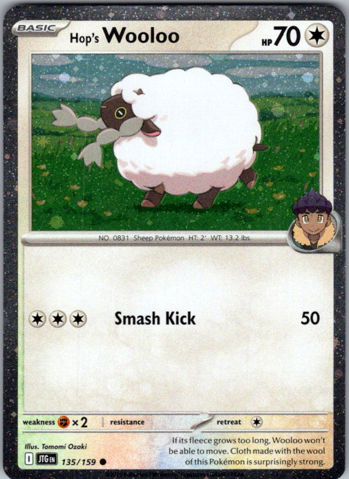Hop's Wooloo Common SV09: Journey Together 135/159 NM