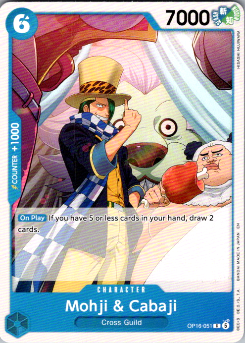 Mohji & Cabaji C The Time of Battle OP16-051 NM
