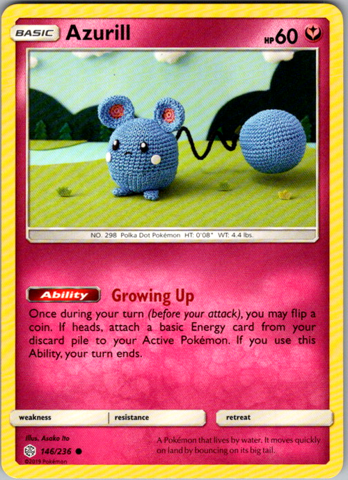 Azurill Common SM - Cosmic Eclipse 146/236 NM