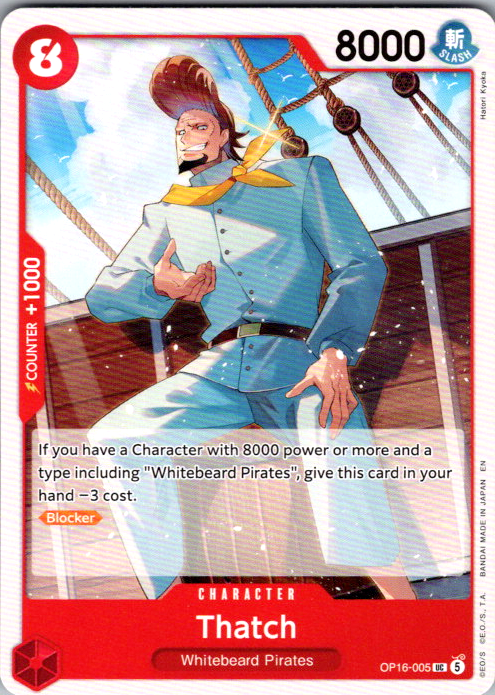 Thatch UC The Time of Battle OP16-005 NM