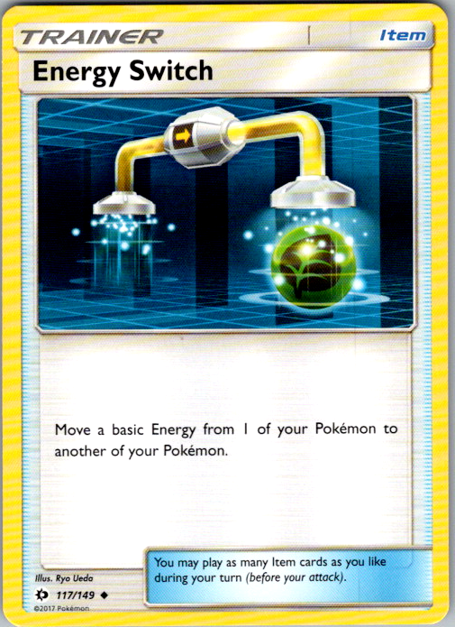 Energy Switch Uncommon SM Base Set 117/149 NM