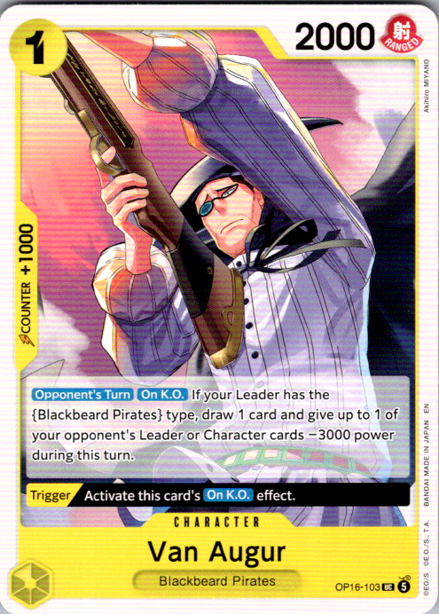 Van Augur UC The Time of Battle OP16-103 NM