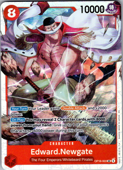 Edward.Newgate Foil SR The Time of Battle OP16-003 NM