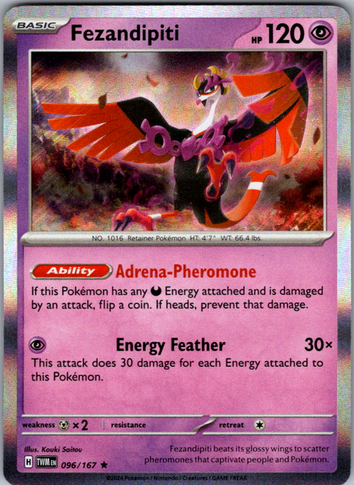 Fezandipiti Rare Prize Pack Series Cards 096/167 NM