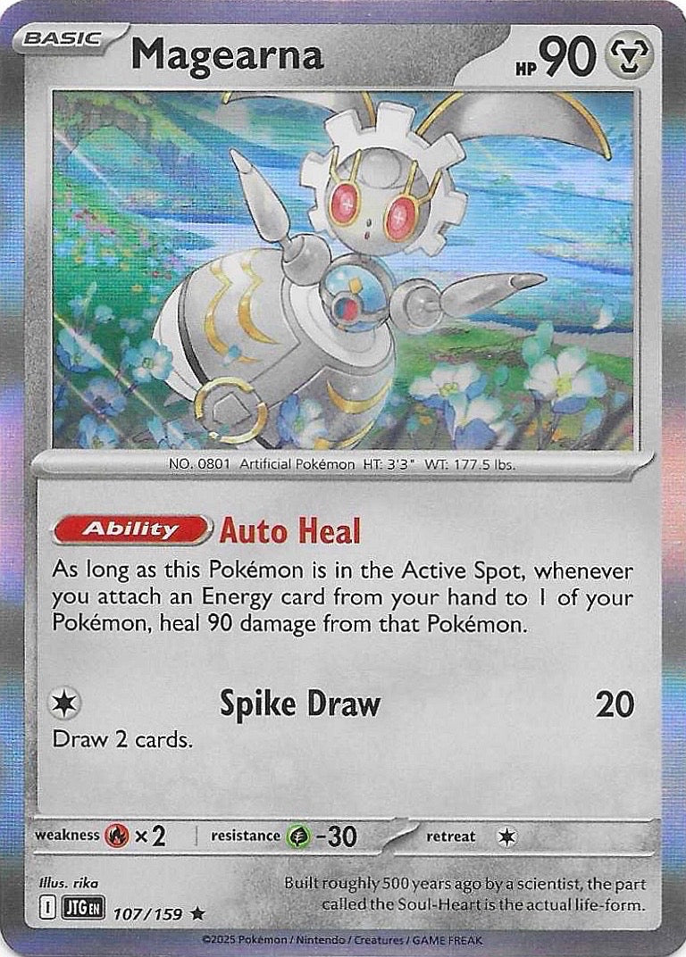 Magearna Holo Rare SV09: Journey Together 107/159 NM