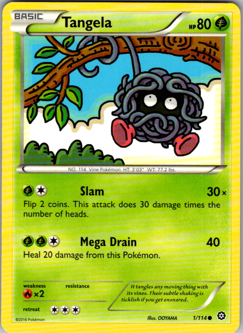 Tangela Common XY - Steam Siege 1/114 NM