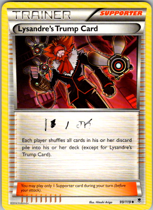 Lysandre's Trump Card Uncommon XY - Phantom Forces 99/119 NM