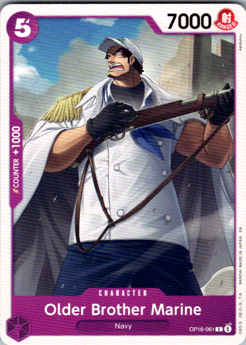 Older Brother Marine C The Time of Battle OP16-061 NM