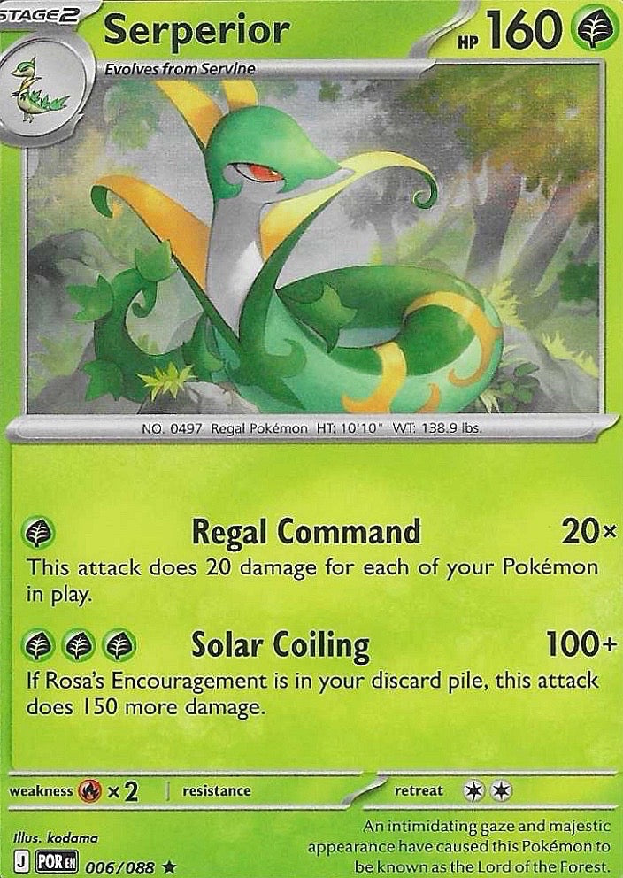 Serperior Holo Rare ME03: Perfect Order 006/088 NM