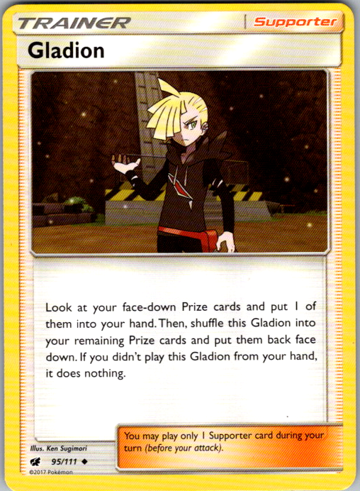 Gladion Uncommon SM - Crimson Invasion 95/111 NM