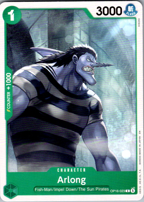 Arlong C The Time of Battle OP16-023 NM