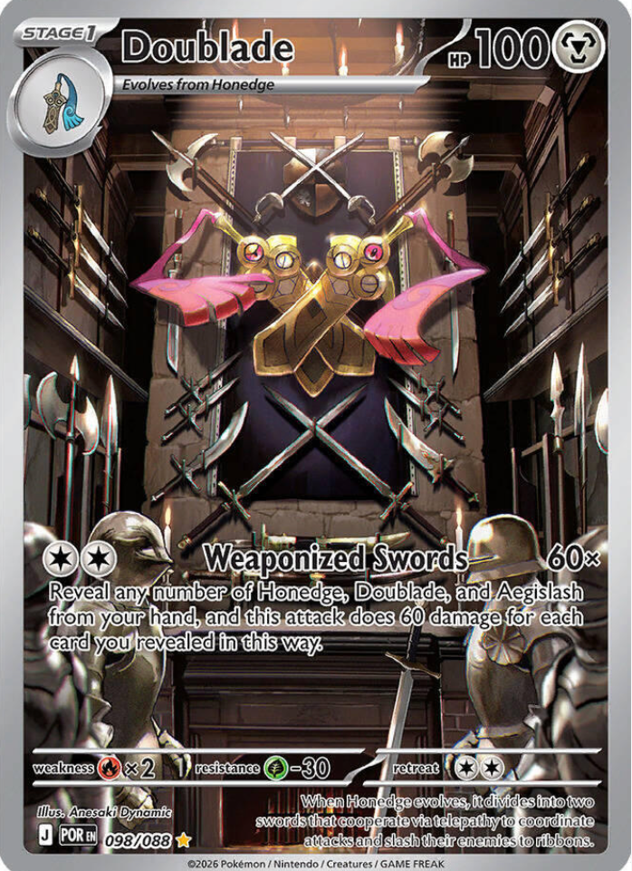 Doublade Illustration Rare (IR) | Near Mint | English Pokémon Card