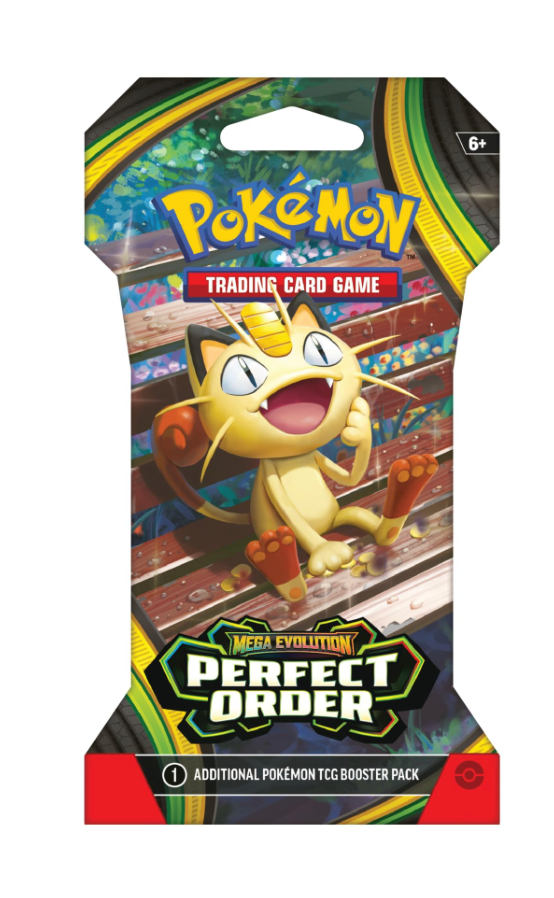 Pokémon TCG: Mega Evolution – Perfect Order Booster Pack (Factory Sealed)