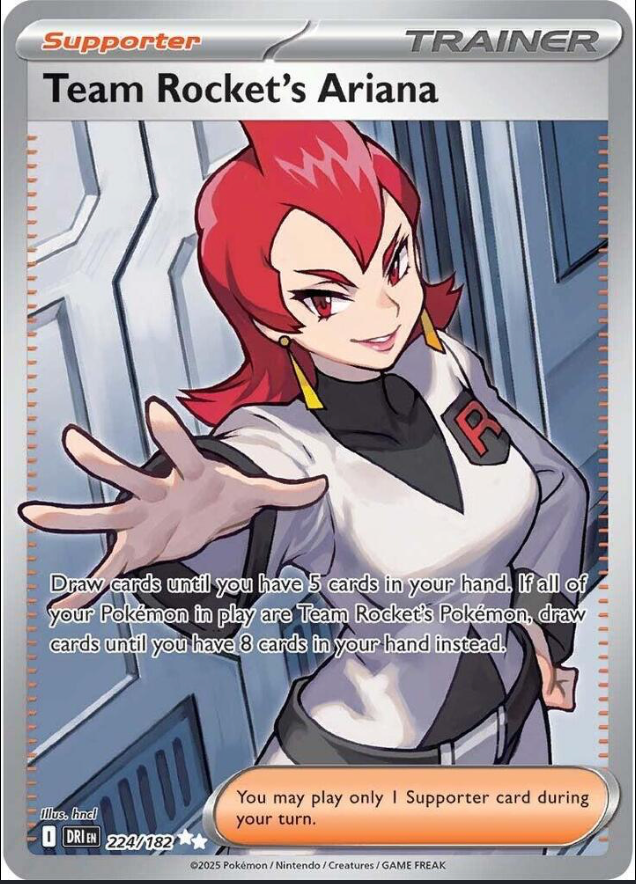 Team Rocket's Ariana Full Art Trainer | Near Mint | English Pokémon Card