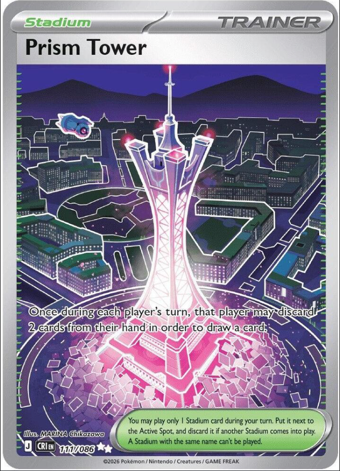 Prism Tower Illustration Rare (IR) Stadium | Near Mint | English Pokémon Card