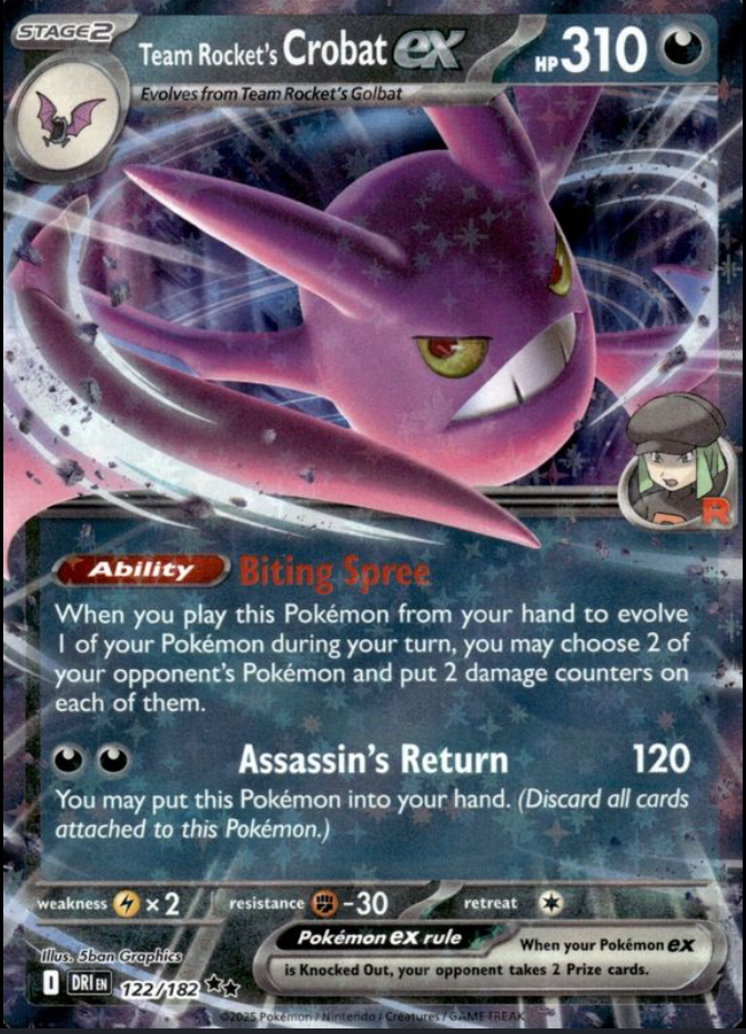 Crobat Illustration Rare (IR) | Near Mint | English Pokémon Card
