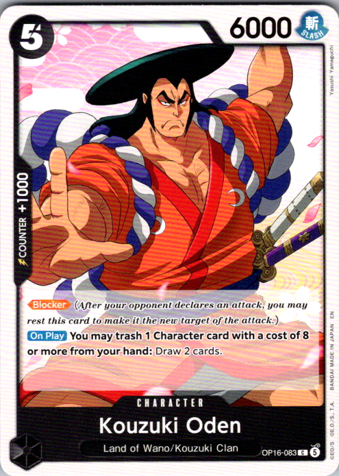 Kouzuki Oden C The Time of Battle OP16-083 NM