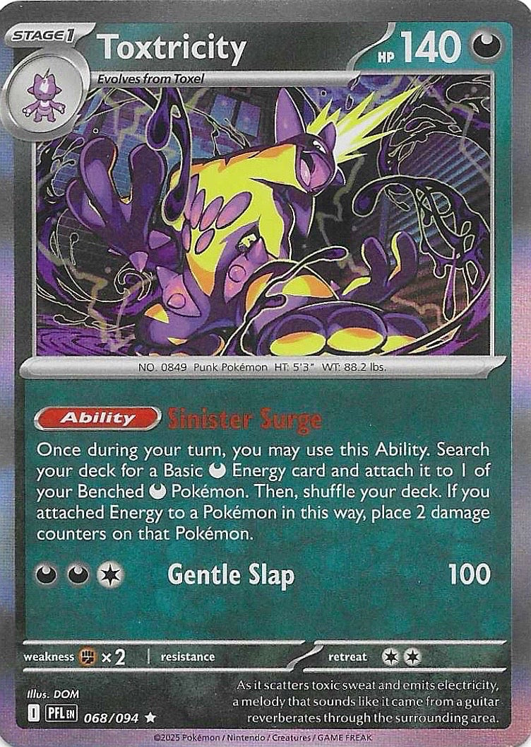 Toxtricity Rare Deck Exclusives 068/094 NM