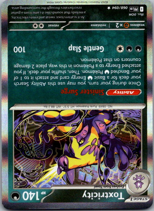Toxtricity Holo Rare ME02: Phantasmal Flames 068/094 NM