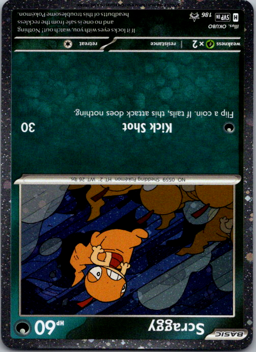 Scraggy - Holo Promo SV: Scarlet & Violet Promo Cards 186 NM