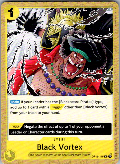 Black Vortex UC The Time of Battle OP16-115 NM