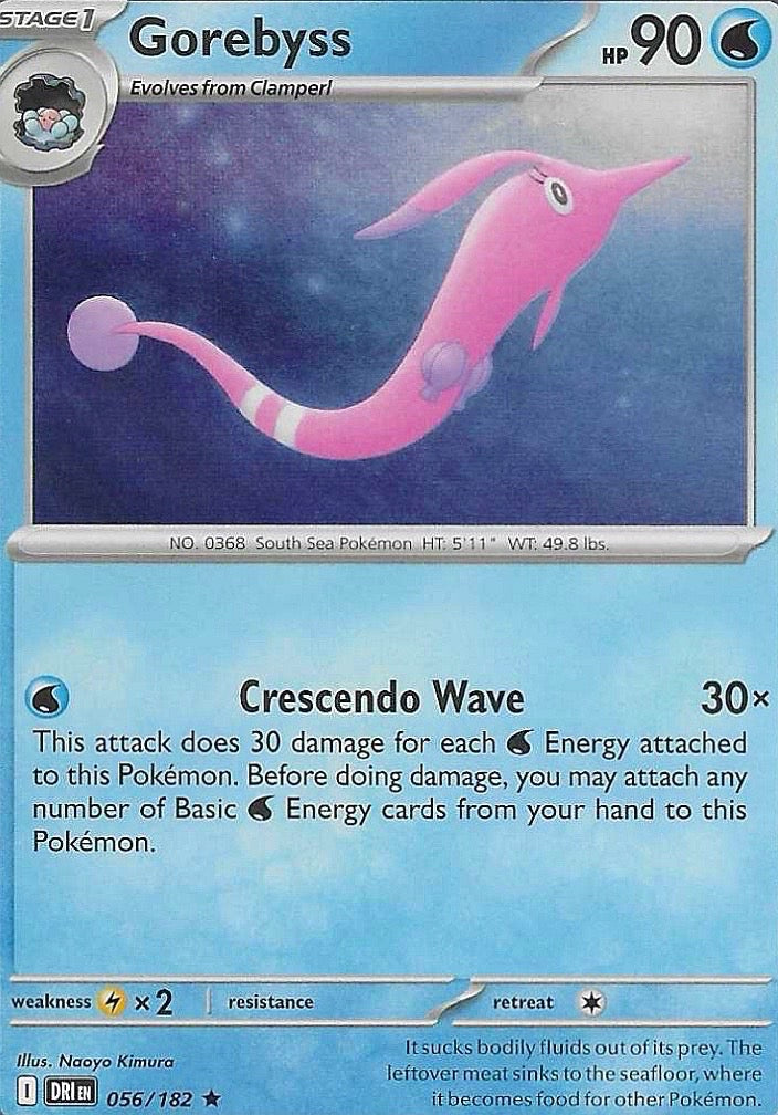 Gorebyss Holo Rare SV10: Destined Rivals 056/182 NM