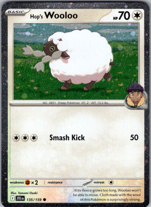 Hop's Wooloo Common SV09: Journey Together 135/159 NM