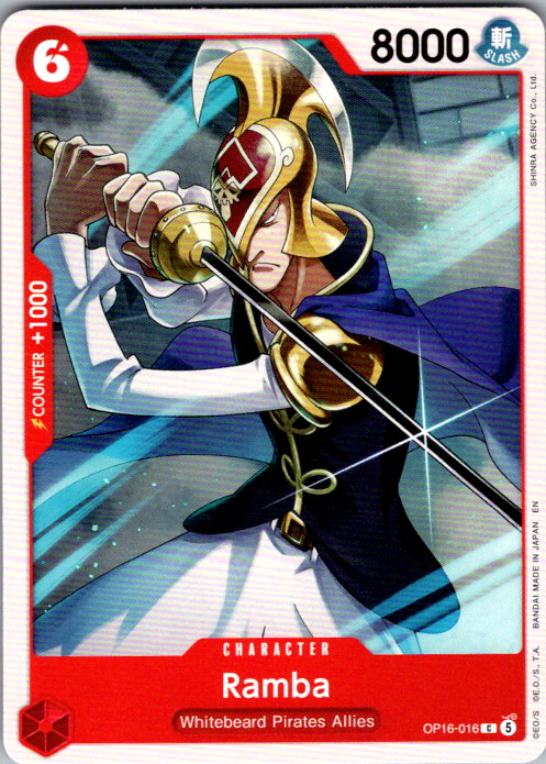 Ramba C The Time of Battle OP16-016 NM