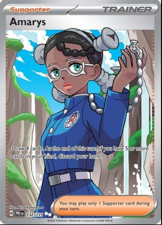 Amarys Holo Ultra Rare SV: Prismatic Evolutions 132/131 NM
