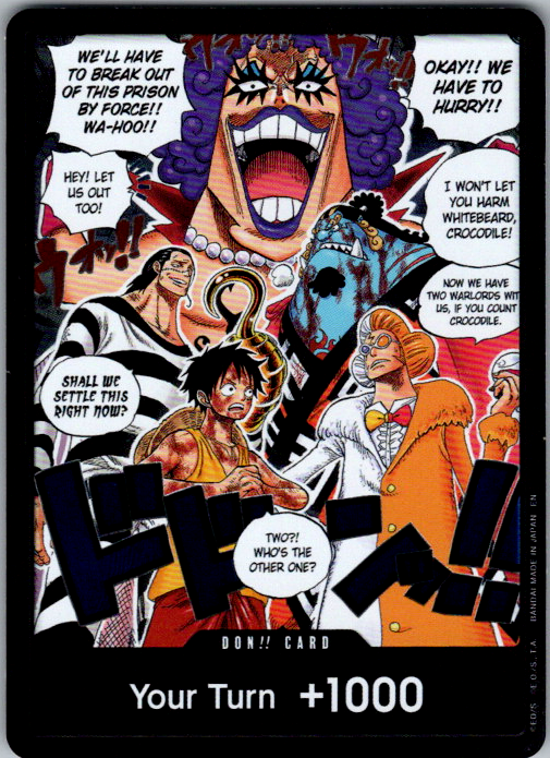 DON!! Card (Alternate Art) DON!! The Time of Battle NM