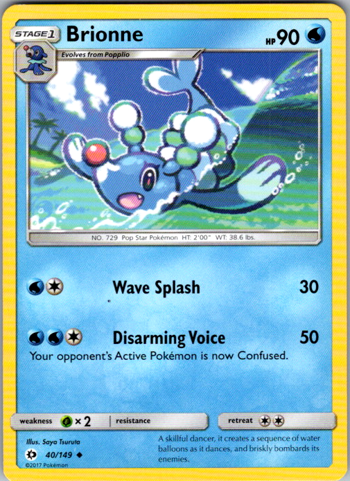 Brionne Uncommon SM Base Set 40/149 NM