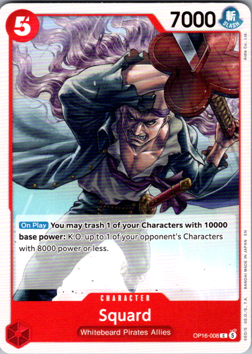 Squard C The Time of Battle OP16-008 NM
