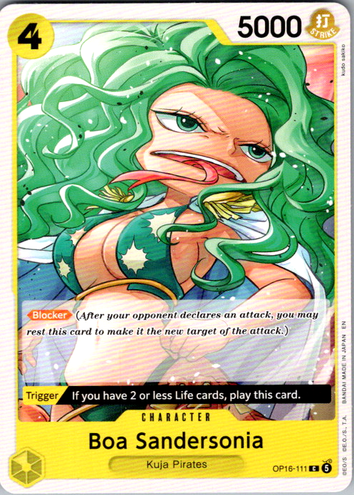 Boa Sandersonia C The Time of Battle OP16-111 NM